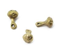 Vehi Mercatus 5er Set Mittelalter Knöpfe aus Messing Gold