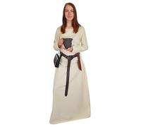 Vehi Mercatus Klassisches Mittelalter Kleid oder Unterkleid Natur Amalie XL