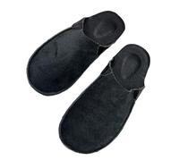 Veilante Hausschuhe Lederslipper aus echtem Leder, bequeme Pantoffeln mit rutschfester Sohle für Indoor & Outdoor