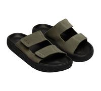 VEJA Damen-Sandalen Etna Suede Soft Kaki Black Gr. 39