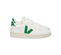 Veja Fair Trade - Leder Sneakers - V-10 Prime White Emeraude für Herren aus Baumwolle - Größe 44 - Weiß Weiß 44