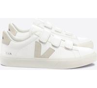 Veja Klett- Sneaker Damen - Recife Logo Chromefree 41 Weiß (Extra White Natural)