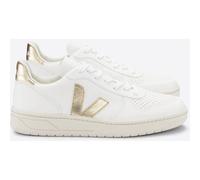 Veja Sneaker Damen - V-10 Leather 37 Weiß (White Platine)
