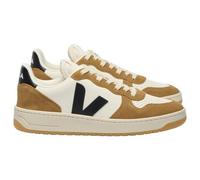 Veja Herren-Sneaker V-10 Prime Leather Pure Black Tent 45