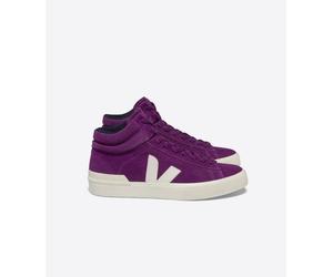 Veja High-Top Sneaker Damen - Minotaur Chromefree Leather Rot (Magenta Pierre) 38