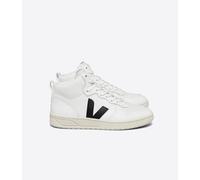 Veja High-Top Sneaker Herren - V-15 Leather Weiß (Extra White Black) 44