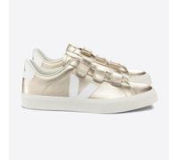 Veja Klett- Sneaker Damen - Recife Logo Chromefree 40 Rose (Platine White)
