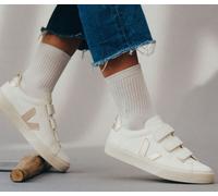 Veja Klett- Sneaker Damen - Recife Logo Chromefree Weiß (Extra White Platine) 40