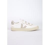 Veja Klett- Sneaker Damen - Recife Logo Chromefree 41 Weiß (Extra White Natural)