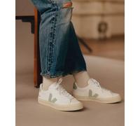 Veja Damen Sneaker "Campo Chromefree", weiss / grün, Gr. 41EU