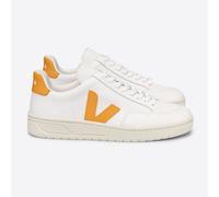 Veja Sneaker Damen - V-12 Leather Weiß (Extra White Ouro) 36