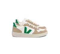 Veja Sneaker Herren - V-10 Chromefree Leather 42 Emeraude Sahara (weiß)