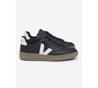 Veja Sneaker Herren - V-12 Leather Schwarz (Black White Dune) 41