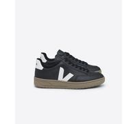 Veja Sneaker Herren - V-12 Leather Schwarz (Black White Dune) 42