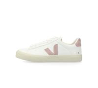 Veja Sneaker Unisex - Campo Chromefree Leather Extra White/Babe(Rosa) 38,5