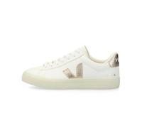 Veja Sneaker Unisex - Campo Chromefree Leather Extra White/Platine(Weiß) 36