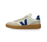 Veja Sneaker Unisex - V-90 O.T. Leather Pure/Atlantique/Almond/Natural(Weiß) 43