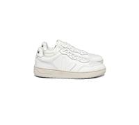 Veja V 90 Leather Men's Trainers with OT Leather Side Logo Flat Lace (Nicht-gerade Weiss, EU 41)