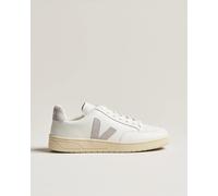 Veja Sneaker Herren - V-12 Leather 42 Weiß (Extra White Light Grey)