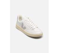Veja Sneaker Damen - V-12 Leather Weiß (Extra White Light Grey) 37