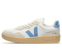 VEJA - V-90 Leather, Extra White / Aqua / Natural weiss - Gr. - 45