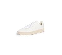 VEJA V 90 Leather Men's Trainers with OT Leather Side Logo Flat Lace (Nicht-gerade Weiss, EU 44)