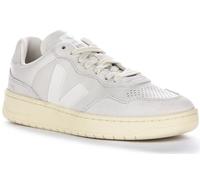 Veja V 90 Leather Womens Leather Trainers (Hellgrau, EU 37)