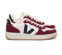 Veja Damen V-10 Sneaker, Weiß/Schwarz Amarante, 38.5 EU