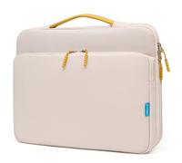 Veki 13-14 Zoll Laptop Hülle Tasche Wasserdicht, 360°Tasche Hülle Rundumschutz Laptop Aktentasche, Stoßfeste Notebook Case Hüllen Schutzhülle für MacBook, HP, Dell, Lenovo, Asus Notebook (Weiß)