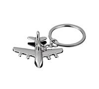 Vektenxi Premium Qualität Kreative 3D Simulation Modell Flugzeug Flugzeug Keychain Schlüsselanhänger Ring Schlüsselanhänger