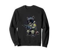 Vektor Cartoon Waschbär Sweatshirt