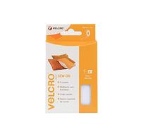 VELCRO Brand Klettband zum Aufnähen - 20mm x 1 m Rolle - Weiss