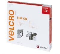 VELCRO® Klettband zum Aufnähen, Haken & Flausch 20mm x 10m Bordeauxrot