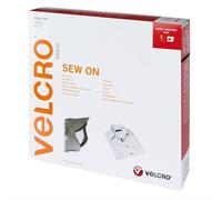 VELCRO® Klettband zum Aufnähen, Haken & Flausch 20mm x 25m Schwarz