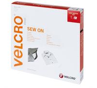 VELCRO® Klettband zum Aufnähen, Haken & Flausch 30mm x 10m Schwarz