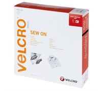 VELCRO® Klettband zum Aufnähen, Haken & Flausch 50mm x 10m Weiß
