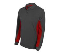 Velilla 105514 8/12 Poloshirt mit Langen Ärmeln, Grau, Größe L