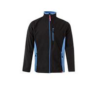 VELILLA 105514, Zweifarbiges Langarm-Poloshirt, Farbe Grau und Hellblau, Größe S