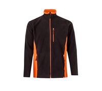 VELILLA 105514, Zweifarbiges Langarm-Poloshirt, Marineblau und Limettengrün, Größe S