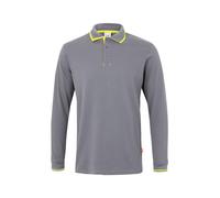 Velilla 105515 8/20 - GRIS/AMA FLUOR M Poloshirt mit Langen Ärmeln, Größe M, Grau