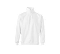 Velilla 105702, Sweatshirt mit halbem Reißverschluss, Weiß, Größe XL