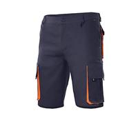 VELILLA P1030071/1646 Bermuda Bicolor Multipocket, Marineblau/Orange, Größe 46 W