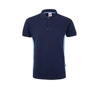 VELILLA - Zweifarbiges Poloshirt mit kurzen Ärmeln, 180 g/m², 105504 für Herren, Marineblau und Himmelblau, XXL