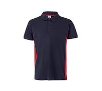 VELILLA - Zweifarbiges Poloshirt mit kurzen Ärmeln, 180 g/m², 105504 für Herren, Marineblau und Rot, XL