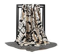 VELLETTE Damen Schal Kopftücher Halstuch Elegante Schals Seidenschal Seidentuch Scarf Bandana Taschentuch