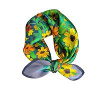 VELLETTE Damenschal Multi-Color Bandana Halstuch Platz Seidentuch Drucken Tuch Schal Kopftuch Seide Halstuch