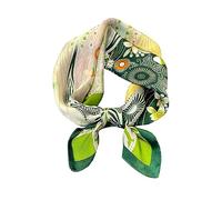 VELLETTE Damenschal Multi-Color Bandana Halstuch Platz Seidentuch Drucken Tuch Schal Kopftuch Seide Halstuch