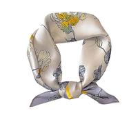 VELLETTE Damenschal Multi-Color Bandana Halstuch Platz Seidentuch Drucken Tuch Schal Kopftuch Seide Halstuch
