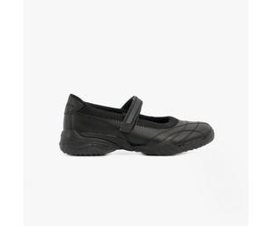 VELOCITY POUTY Mädchen Leder-Schulschuhe Schwarz EU 28,5 / UK 10,5