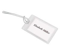 Veloflex Kofferanhänger, 54x92 mm, 3er Pack transparent